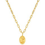 Kette mit Anhänger Sterling Silber gelbgold