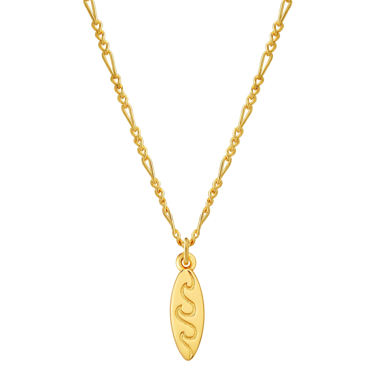 Kette mit Anhänger Sterling Silber gelbgold
