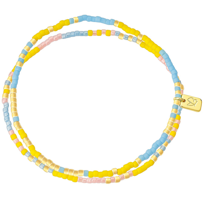 2er Set Armbänder Sterling Silber gelbgold