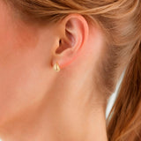 Ohrstecker Sterling Silber gelbgold