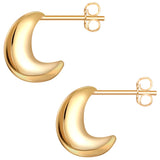 Ohrstecker Sterling Silber gelbgold