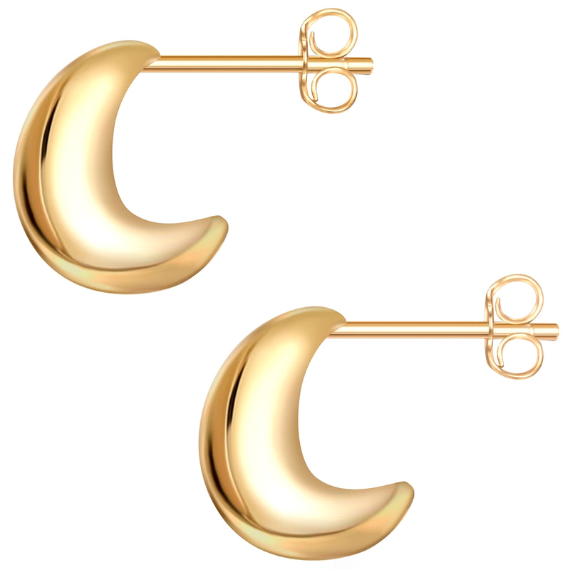 Ohrstecker Sterling Silber gelbgold