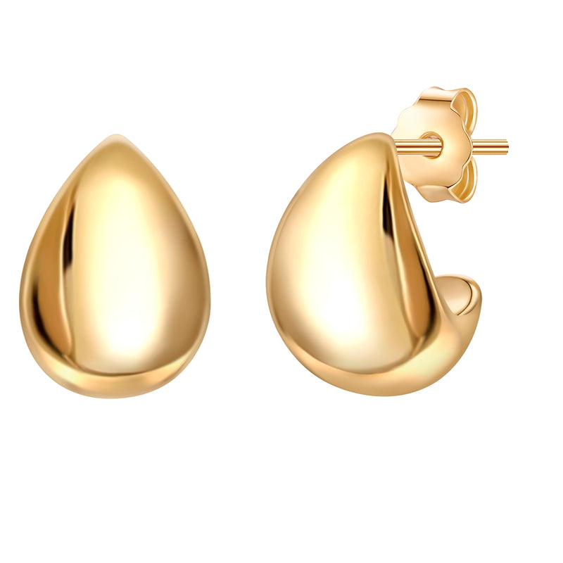 Ohrstecker Sterling Silber gelbgold