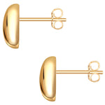 Ohrstecker Sterling Silber gelbgold