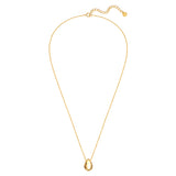 Kette mit Anhänger Sterling Silber gelbgold