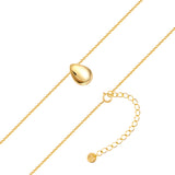 Kette mit Anhänger Sterling Silber gelbgold
