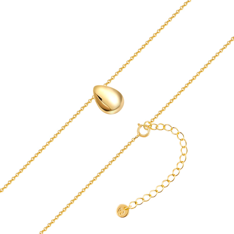 Kette mit Anhänger Sterling Silber gelbgold