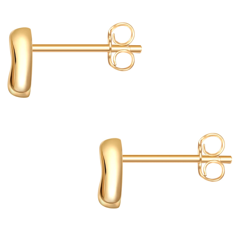 Ohrstecker Sterling Silber gelbgold