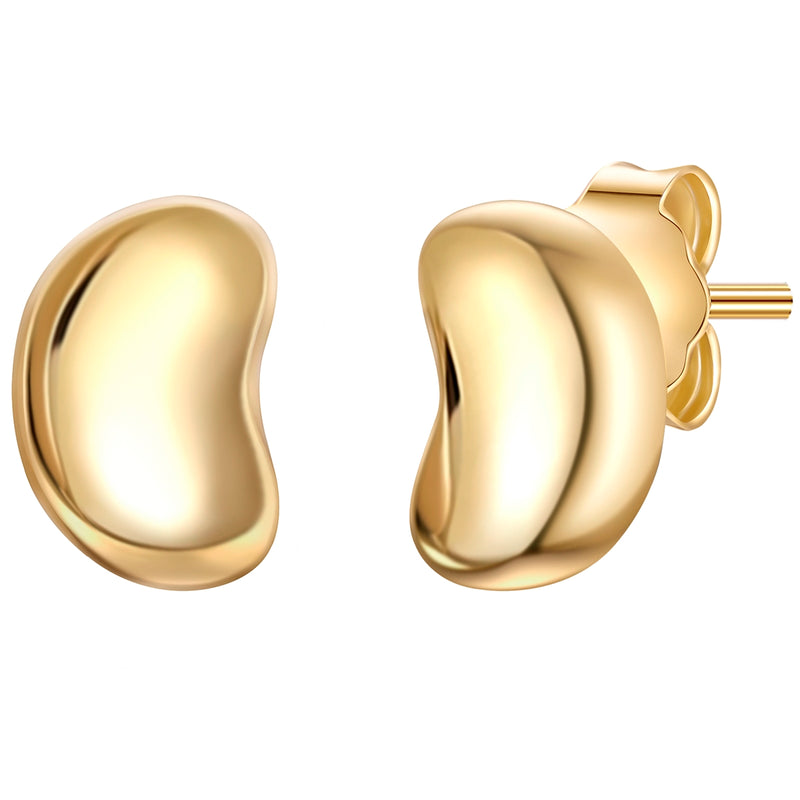 Ohrstecker Sterling Silber gelbgold
