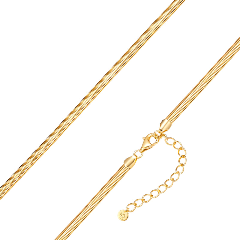 Kette Sterling Silber gelbgold