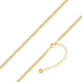 Kette Sterling Silber gelbgold