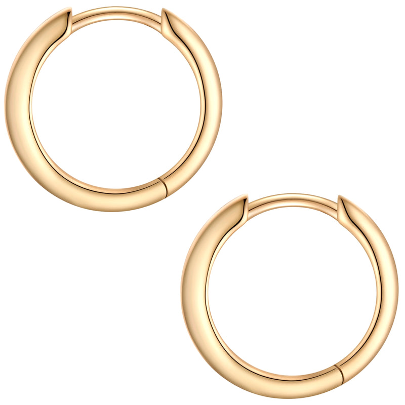 Creolen Sterling Silber gelbgold