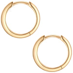 Creolen Sterling Silber gelbgold