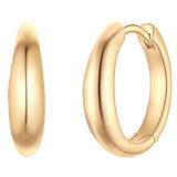 Creolen Sterling Silber gelbgold