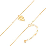 Kette mit Anhänger Sterling Silber gelbgold