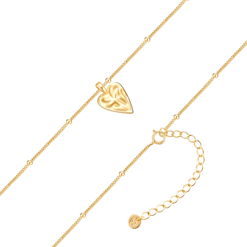 Kette mit Anhänger Sterling Silber gelbgold