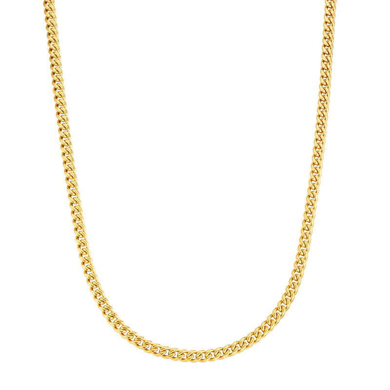 Kette Edelstahl gelbgold