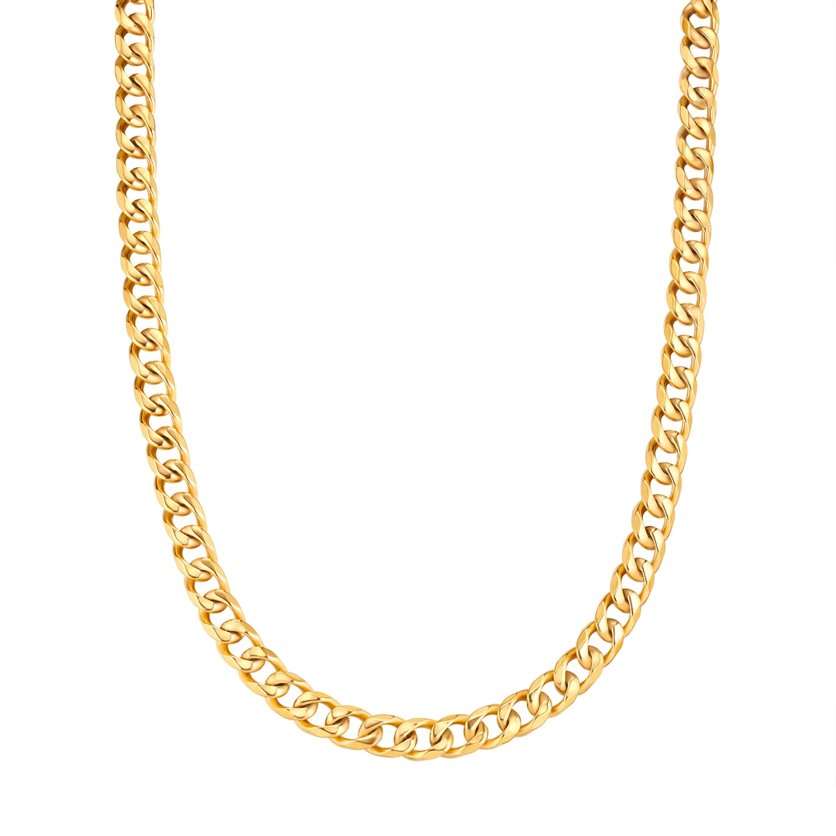 Kette Edelstahl gelbgold