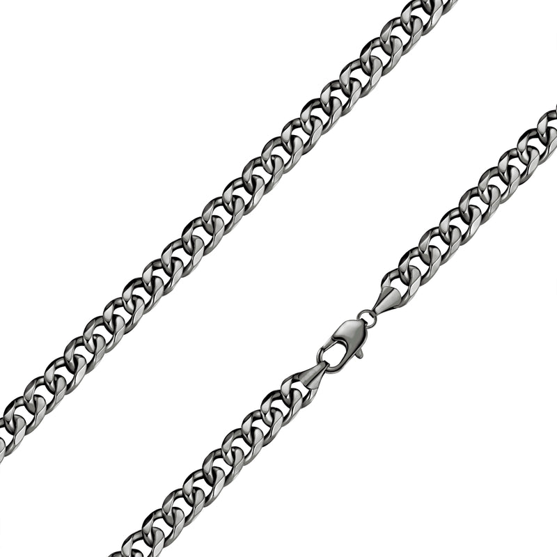 Kette Edelstahl gunmetal
