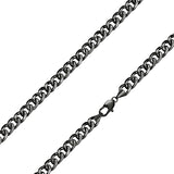 Kette Edelstahl schwarz