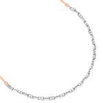 Armband Sterling Silber Textil (beige)