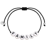 Armband Sterling Silber Textil (schwarz)
