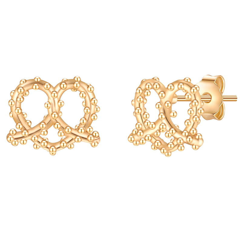 Ohrstecker Sterling Silber gelbgold