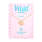 Kette mit Anhänger Sterling Silber gelbgold