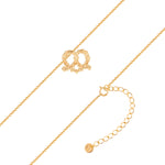 Kette mit Anhänger Sterling Silber gelbgold