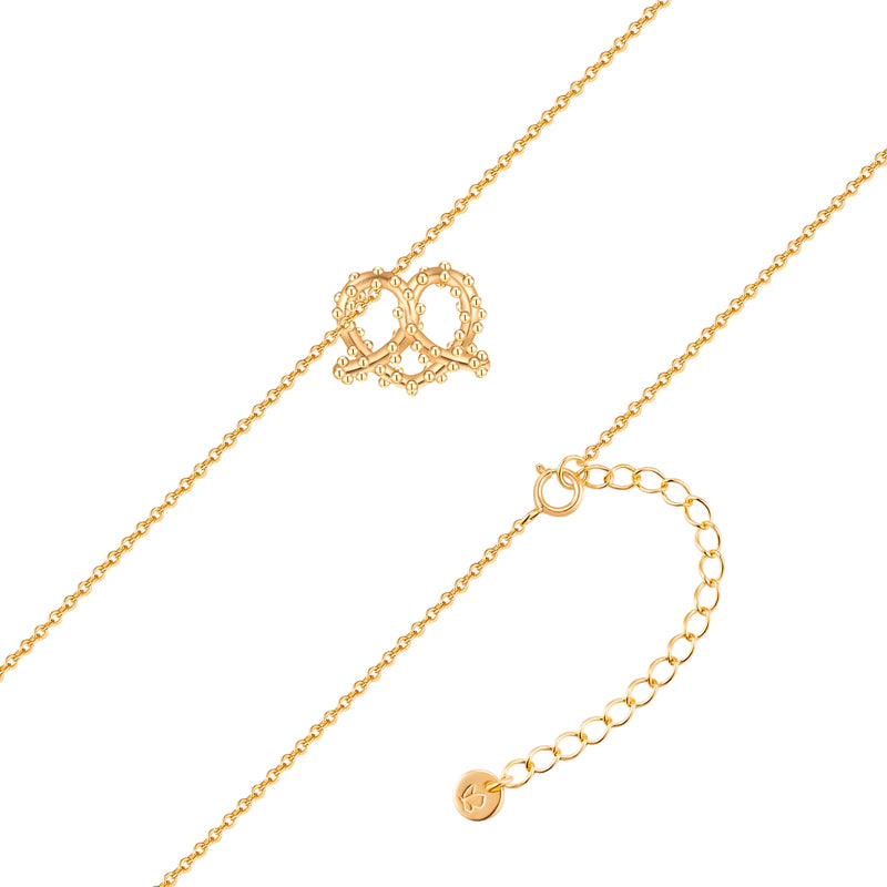 Kette mit Anhänger Sterling Silber gelbgold