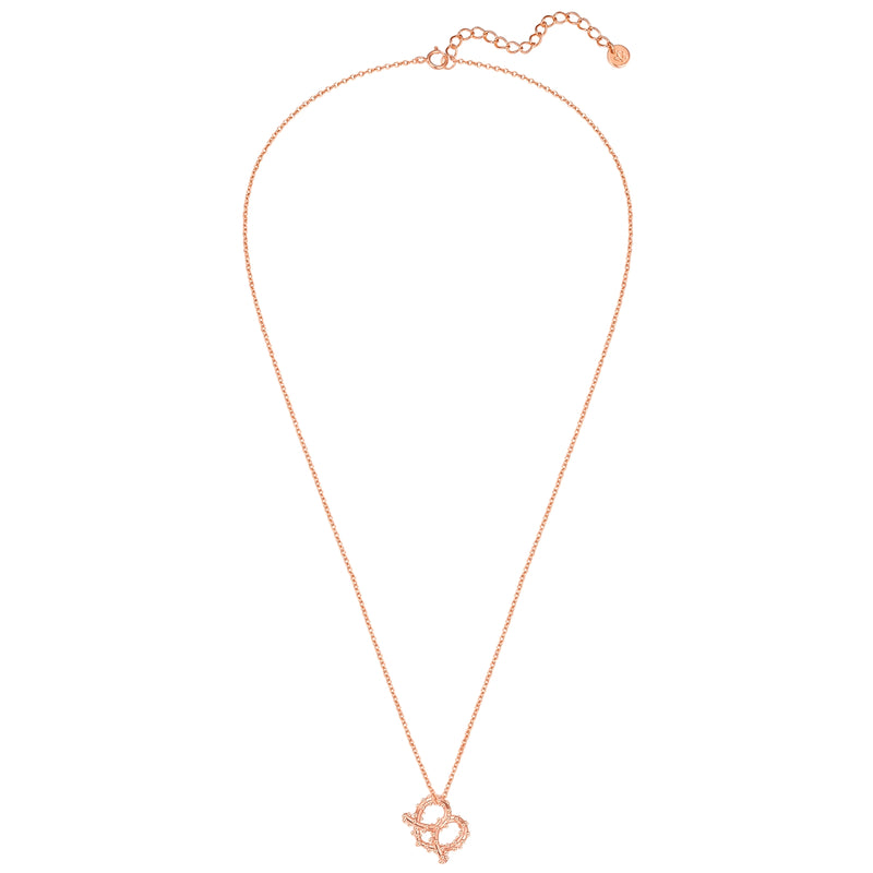 Kette mit Anhänger Sterling Silber roségold