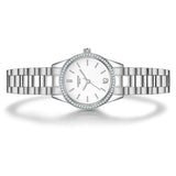 Damen Quarzuhr silber Edelstahl silber