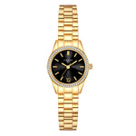 Damen Quarzuhr gelbgold Edelstahl gelbgold
