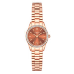 Damen Quarzuhr roségold Edelstahl roségold