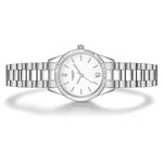 Damen Quarzuhr silber Edelstahl silber
