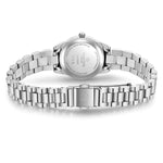 Damen Quarzuhr silber Edelstahl silber