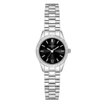 Damen Quarzuhr silber Edelstahl silber