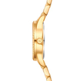 Damen Quarzuhr gelbgold Edelstahl gelbgold