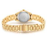 Damen Quarzuhr gelbgold Edelstahl gelbgold