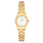 Damen Quarzuhr gelbgold Edelstahl gelbgold