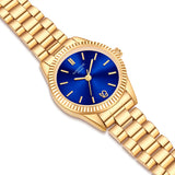 Damen Quarzuhr gelbgold Edelstahl gelbgold