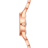 Damen Quarzuhr roségold Edelstahl roségold