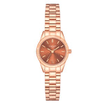 Damen Quarzuhr roségold Edelstahl roségold