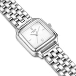 Damen Quarzuhr silber Edelstahl silber