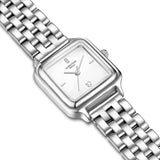 Damen Quarzuhr silber Edelstahl silber