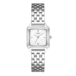 Damen Quarzuhr silber Edelstahl silber
