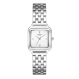 Damen Quarzuhr silber Edelstahl silber