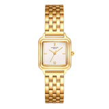 Damen Quarzuhr gelbgold Edelstahl gelbgold