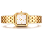 Damen Quarzuhr gelbgold Edelstahl gelbgold