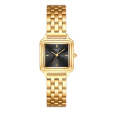 Damen Quarzuhr gelbgold Edelstahl gelbgold
